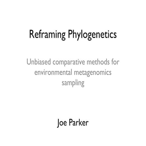 Reframing Phylogenomics
