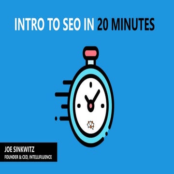 Intro to SEO