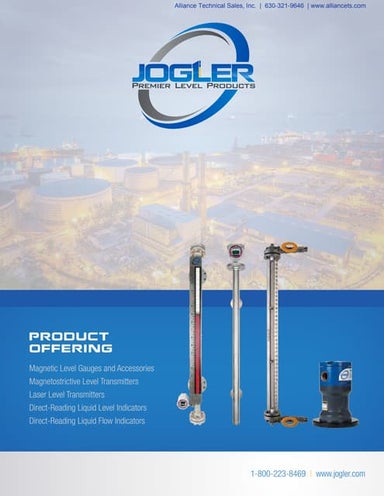Jogler Industrial Level Measurement Products Catalog