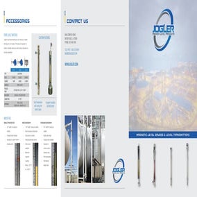 Jogler magnetic level gauge brochure