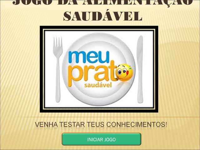 Jogo da alimentação saudável