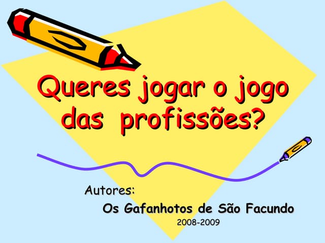 Jogo Das  ProfissõEs