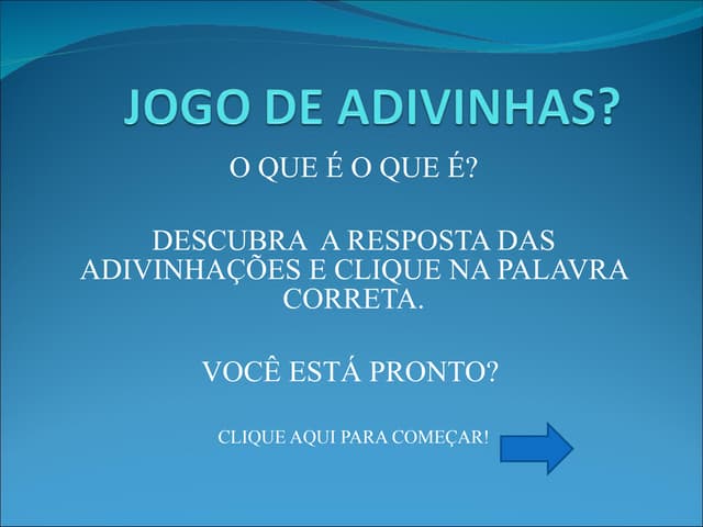 Jogo de adivinhas