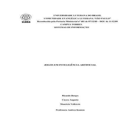 Inteligência Artificial em Jogos