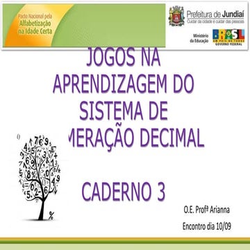 Jogos na aprendizagem do sistema de numeração decimal   caderno 3