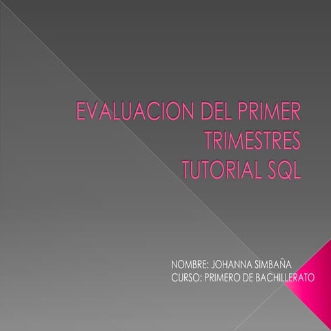 TUTORIAL SQL 