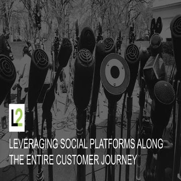 SMWNYC 2017 - L2 - Leveraging Social Platforms Along the Entire Customer Journey