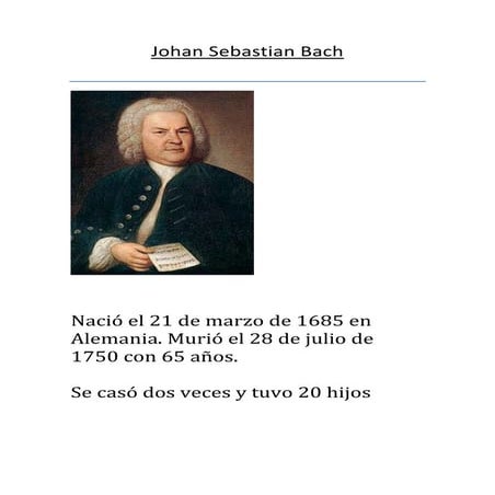 Johan sebastian bach