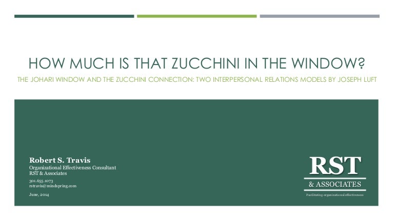 How Much is that Zucchini in the Window?