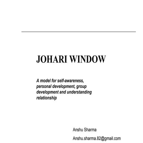 Johari Window
