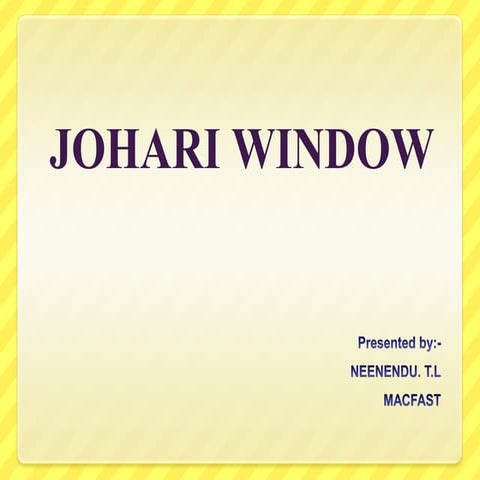 Johari window