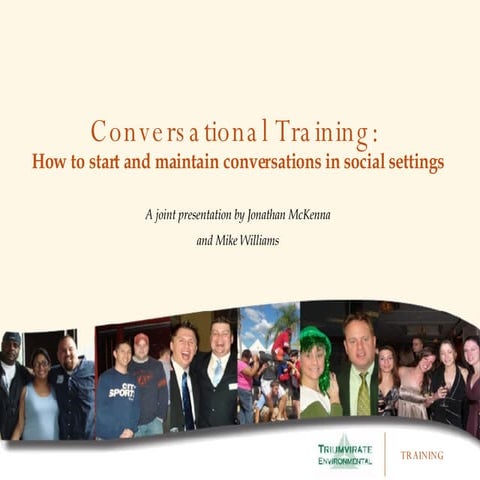 Conversational Training