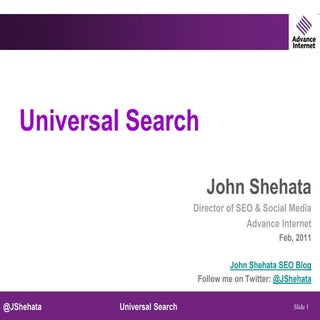 Universal Search Optimization - Sea...