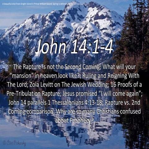 John 14;1-4, Rapture not 2nd Coming; Ruling and Reigning; Jewish