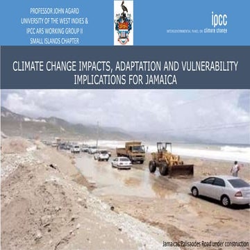 Climate Change Impacts, Adaptation and Vulnerability Imlications for Jamaica