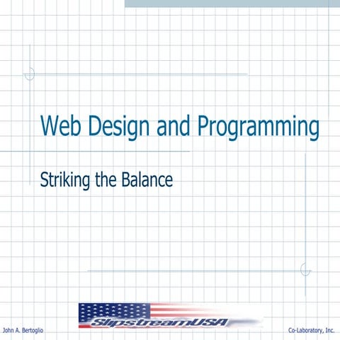 Web Design and Programming | PPT