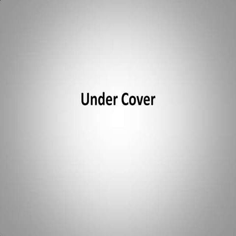 Are you an Under Cover? Written by John Bevere | PPTX