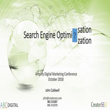 nternational SEO and Content Clustering | John Caldwell | CreatorSEO / ABC Di...