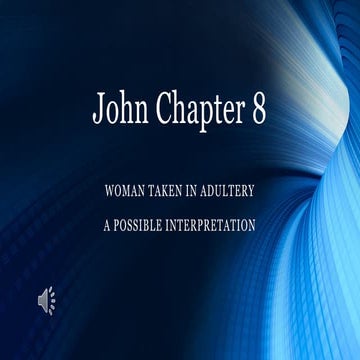John chapter 8