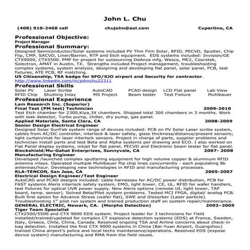 John Chu Resume Pmt 10 2 Pg[1]