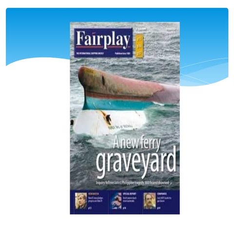 Domestic Ferry Safety in the Developing World