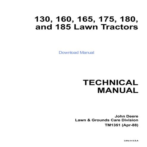John Deere 185 Hydrostatic Transmission Service Manual.pdf