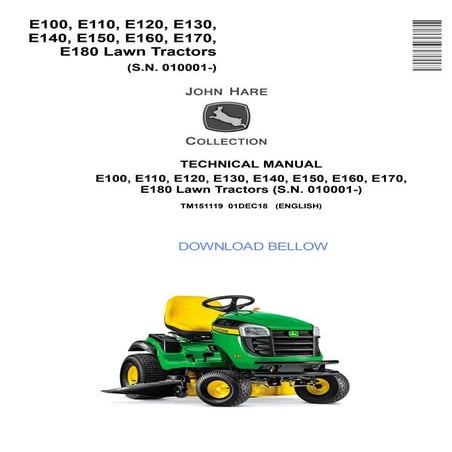 John Deere E100 E180 CVT Repa Service Manual.pdf