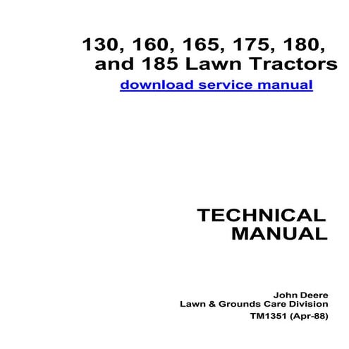 John Deere LTR155 Tractors Diagnostic Repair Manual.pdf