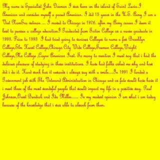 John Dorman A Very Unique Kinda Person