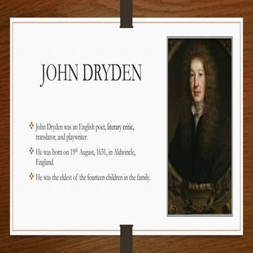 topic on famous poet JOHN DRYDEN .pptx