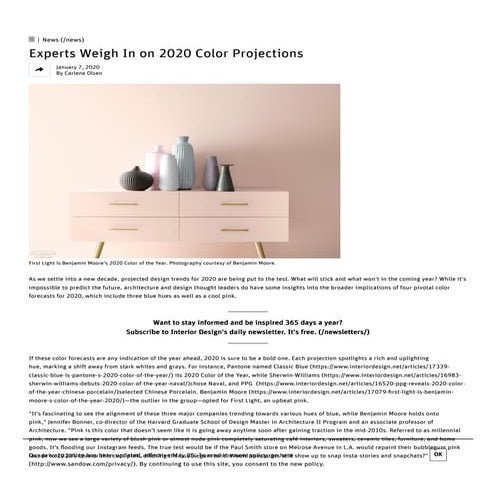 PANTONE Color of the Year 2020 | PDF