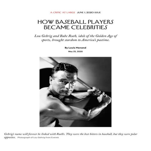 Babe Ruth - History | PDF