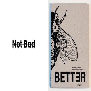 John Grant BETTER human friendly systems