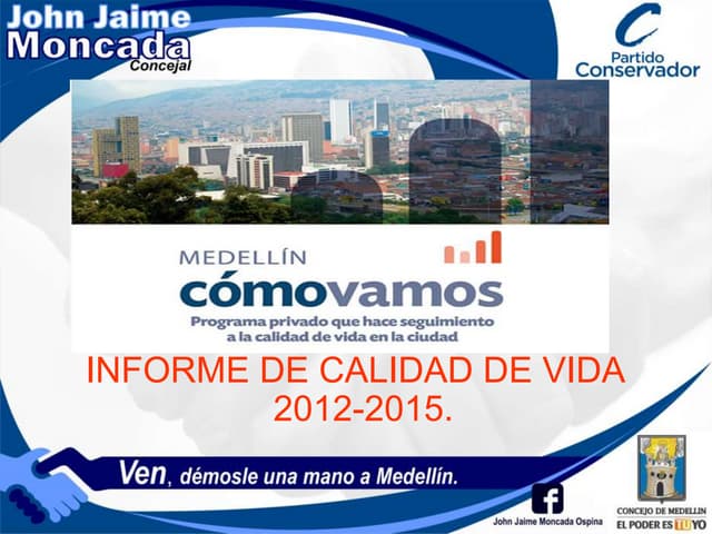 Presentación del Concejal John Jaime Moncada 15 de julio de 2016