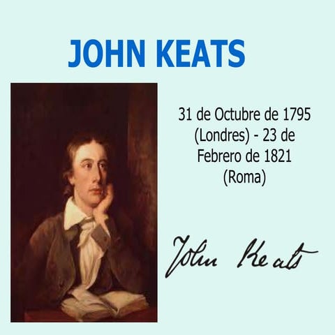 John Keats: "A una urna griega"