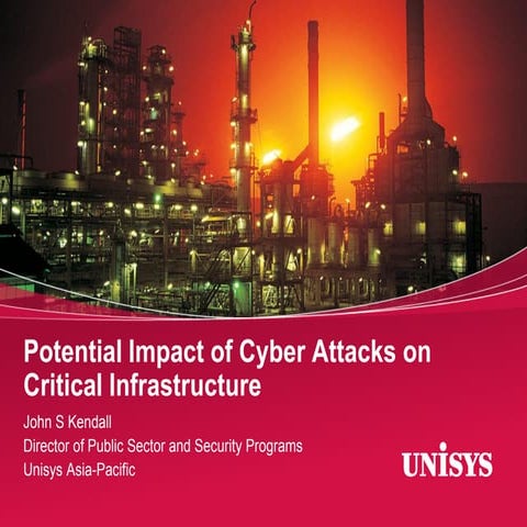 Potential Impact of Cyber Attacks on Critical Infrastructure