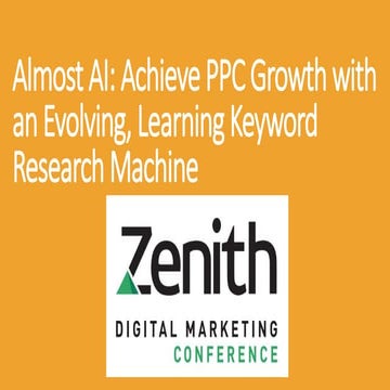 Create a Perpetual Motion Machine for Keyword Research #Zenith2016