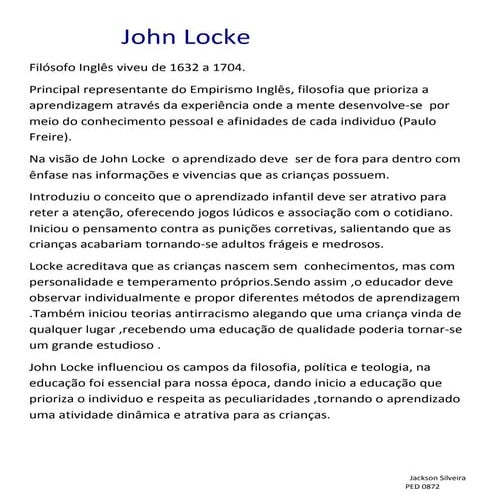 John Locke | PPT