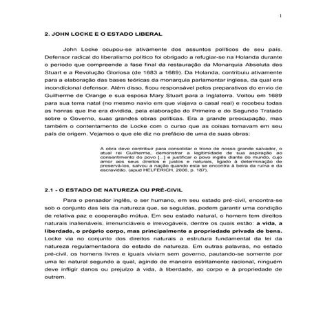 John lockeEstado Liberal