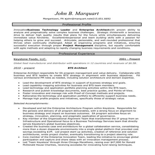John marquart   enterprise project manager