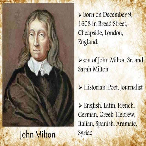John milton