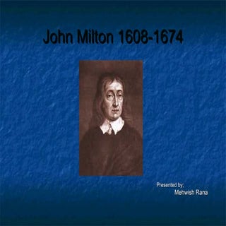 John milton1608 1674