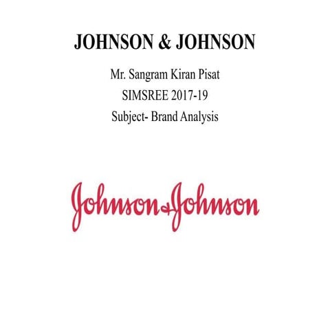 Johnson & Johnson by sangram pisat