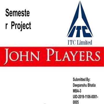 John players project Presentation