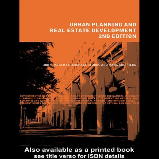 Urban Planning and Real Estate by John ratcliffe