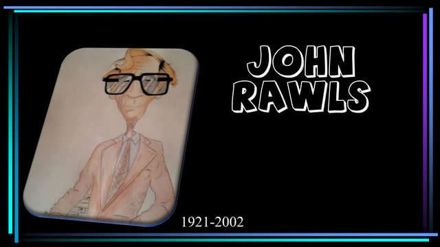 John Rawls e a teoria da justiça co...