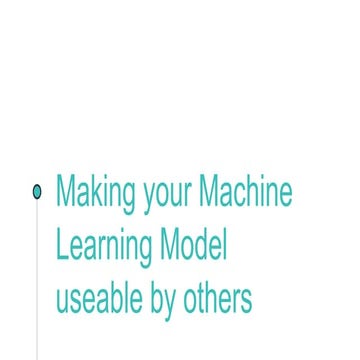 John Robert: Making your machine learning model usable by others
