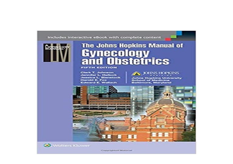 Read P D F Library Johns Hopkins Manual Of Gynecology And Obs