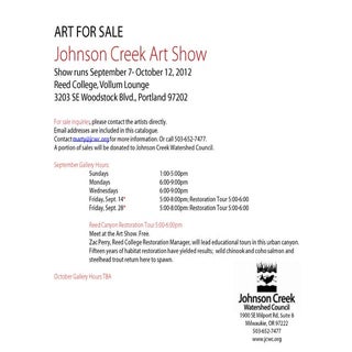 Johnson creek art show work availab...