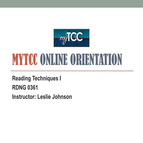 Johnson online orientation